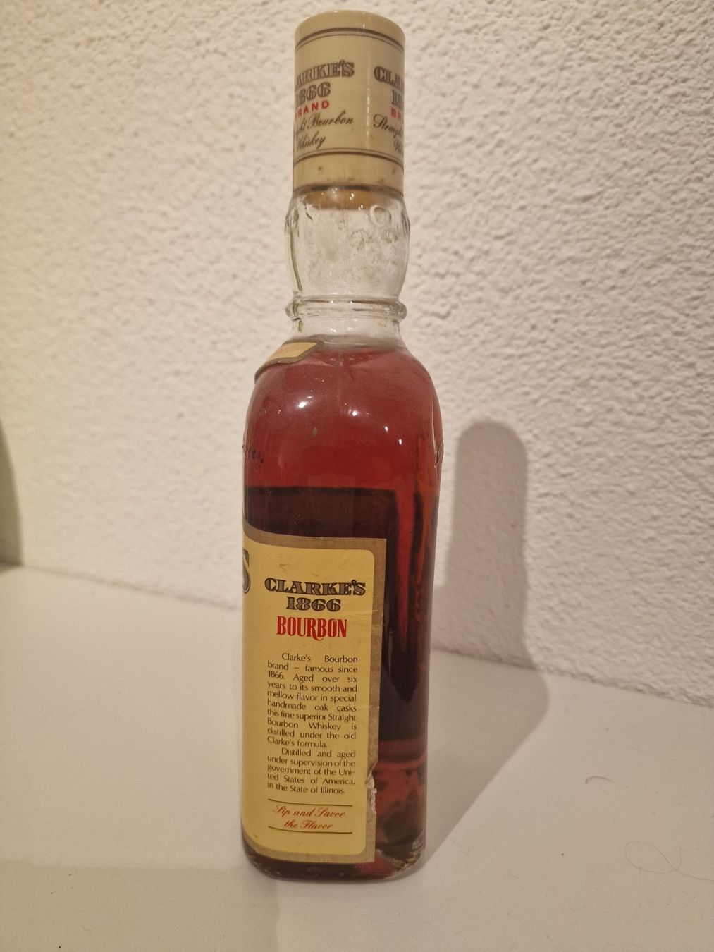 Bevande alcoliche: Clarkes 1866 Bourbon Whiskey – Usato da St. Margrethen SG venduto da Goldig 3