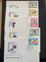 Sowjetunion 1980 Satz FDC Leichtathletik Olympiade Moskau 80