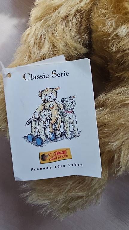 Giocattoli: Steiff Classic Teddybär 32  Mohair  mit Stimme – Usato da Hunzenschwil venduto da Matthinique 3