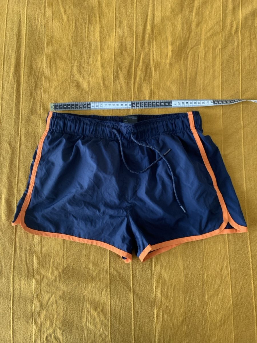 H&M Caleçons de bain: Badehose, Shorts, Herren S, blau/orange – D'occasion à Winterthur par Samu-V