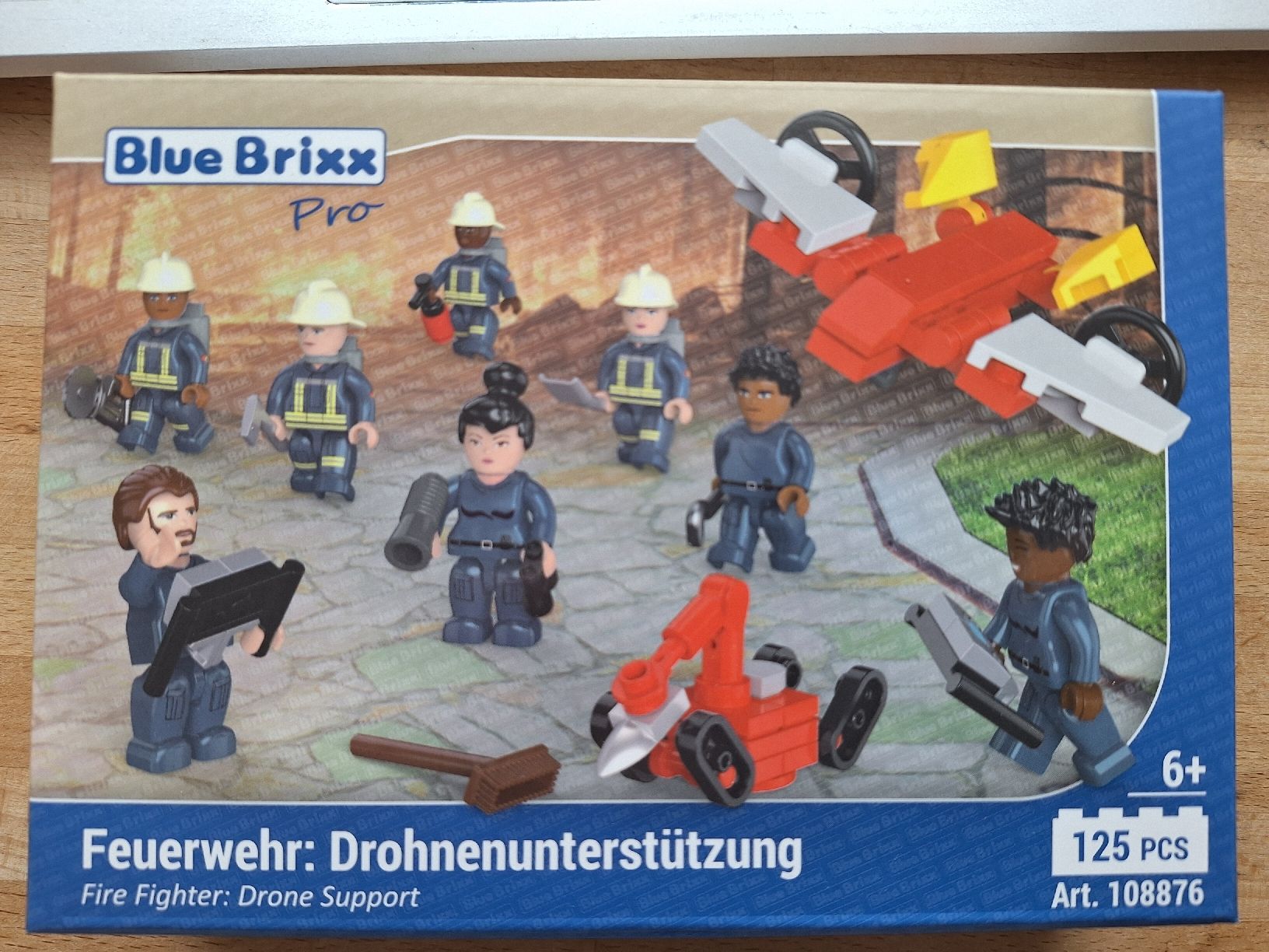 BlueBrixx Baukästen: Blue Brixx pro Feuerwehr: Drohnenunterstützung, 125 Teile – Neu und originalverpackt aus Sempach Station von Feuersalamander69