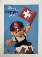 Postkarte - Fahnenschwinger. Seppli