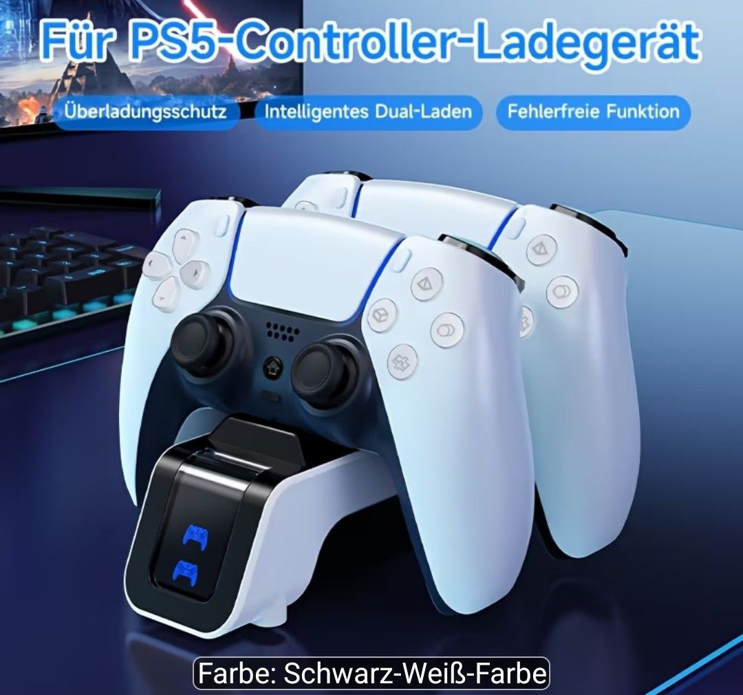 Sony Adattatori & Cavi: Playstation 5 Controller Ladegerät  – Nuovo e nell'imballaggio originale da Rapperswil /Be venduto da HS-Racing