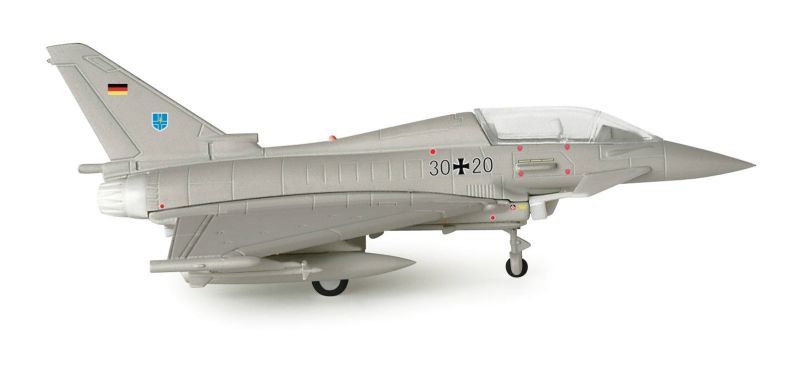 Herpa Kit di modellismo & Modellini statici: Flugzeug Standmodell Luftwaffe JG 73 Eurofighter EF-2000 – Usato da Zürich venduto da x24CBR1000