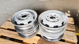 4 Stahlfelgen für Anhänger,  4.00Bx12H