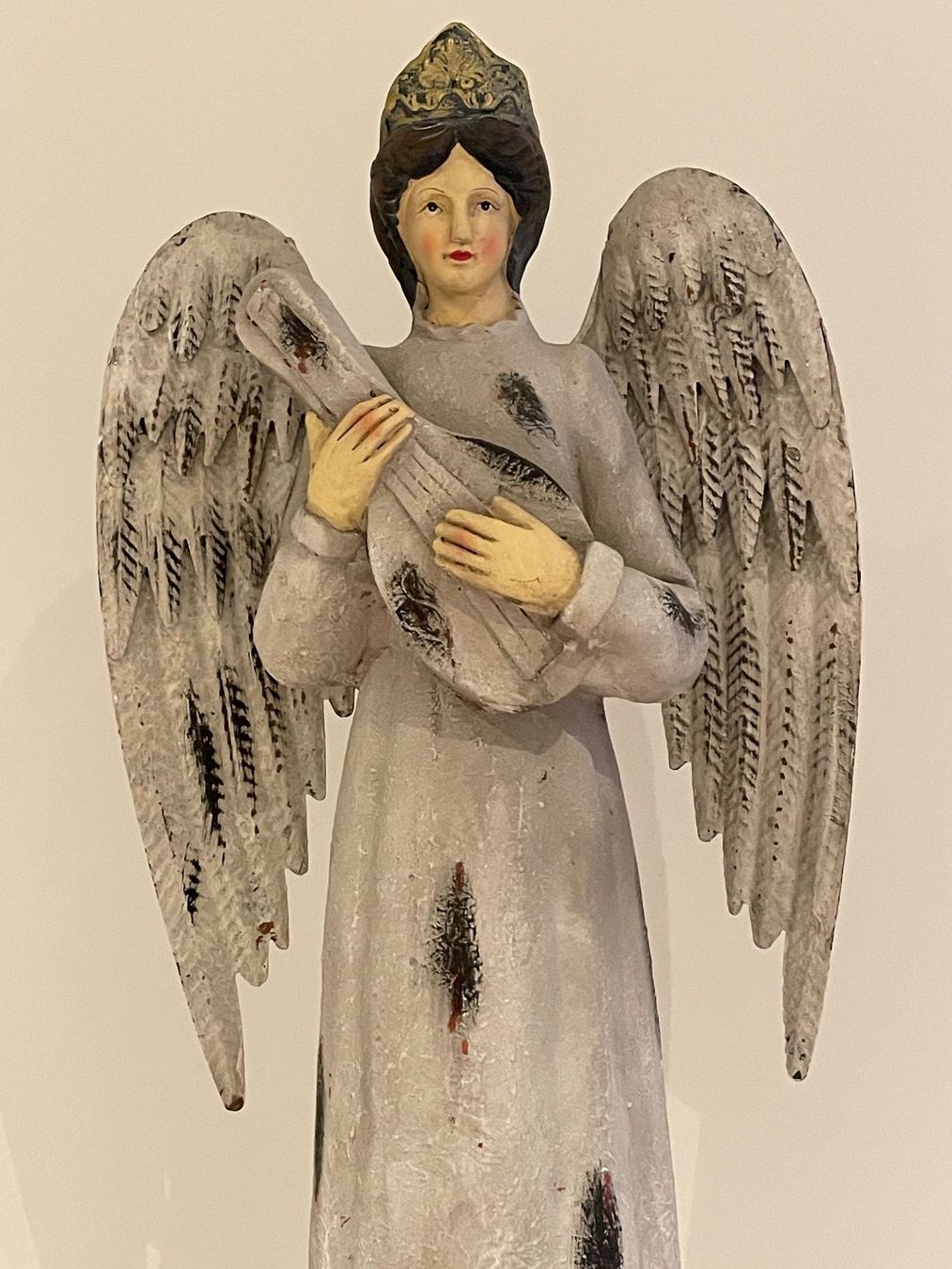 Statuette: Grosse Engelfigur mit Mandoline/Neu – Nuovo e nell'imballaggio originale da Volketswil venduto da rubin74 1