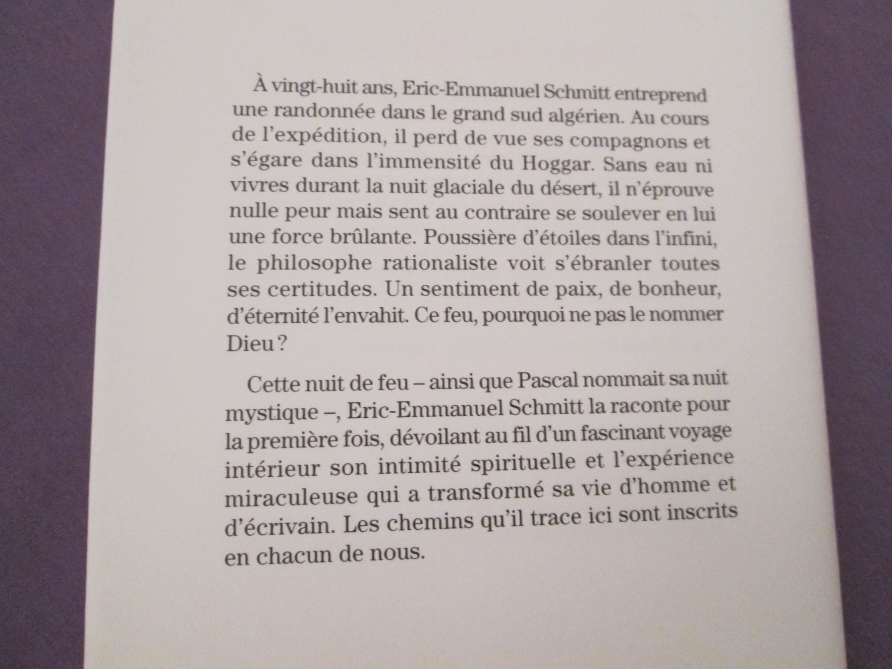 Libri: La nuit de feu – Usato da Neuchâtel venduto da Dualseele 1