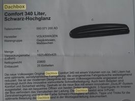 Dachbox mit Träger Volkswagen Comfort 340 Liter schwarz NEU