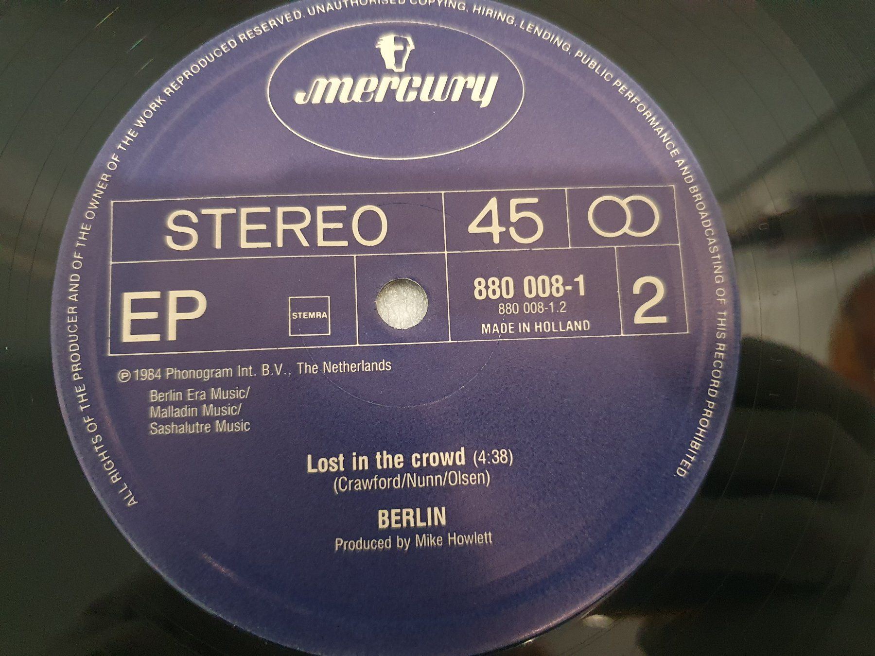 Schallplatten: Berlin – Dancing In Berlin (Dance Remix) – Gebraucht aus Uster von Vinyl-Leidenschaft 5