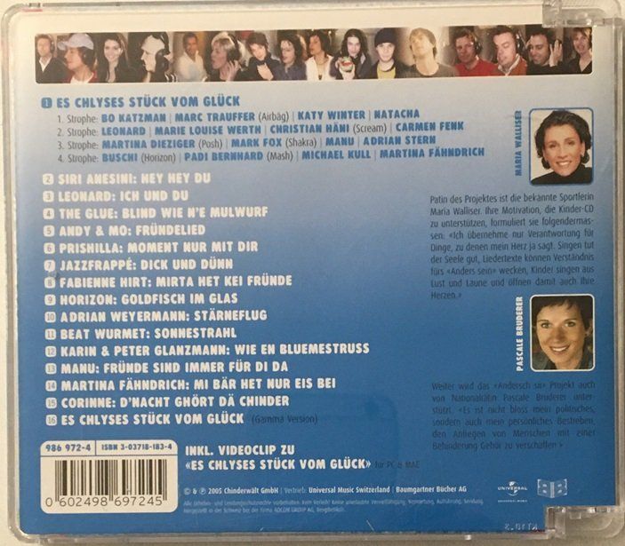 CD: Andersch sii - Lieder zum Thema Behinderung – Usato da Grüningen venduto da azulgris 1