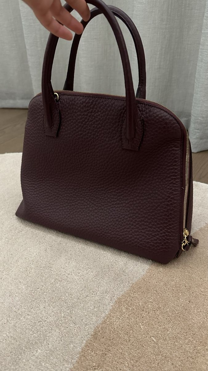 Navyboot Borse da donna: Navyboot burgundy Shopper Handtasche Leder – Usato da Winkel venduto da linhlinh 2