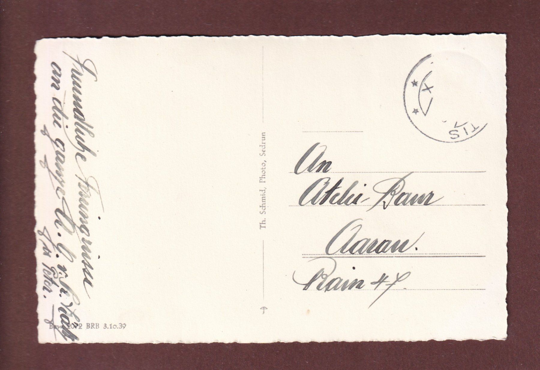 Cartoline postali: SEDRUN - Tavetschertal – Usato da Pully venduto da nicecards-shop 1