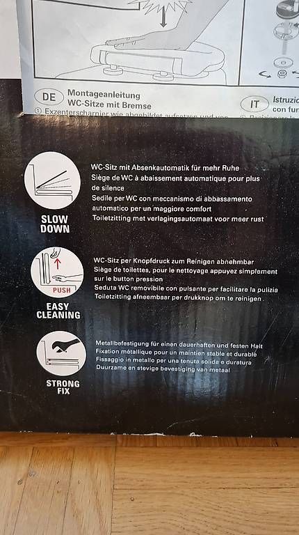 WC: WC Sitz DiAqua – Nuovo e nell'imballaggio originale da Zürich venduto da castelbergo 1