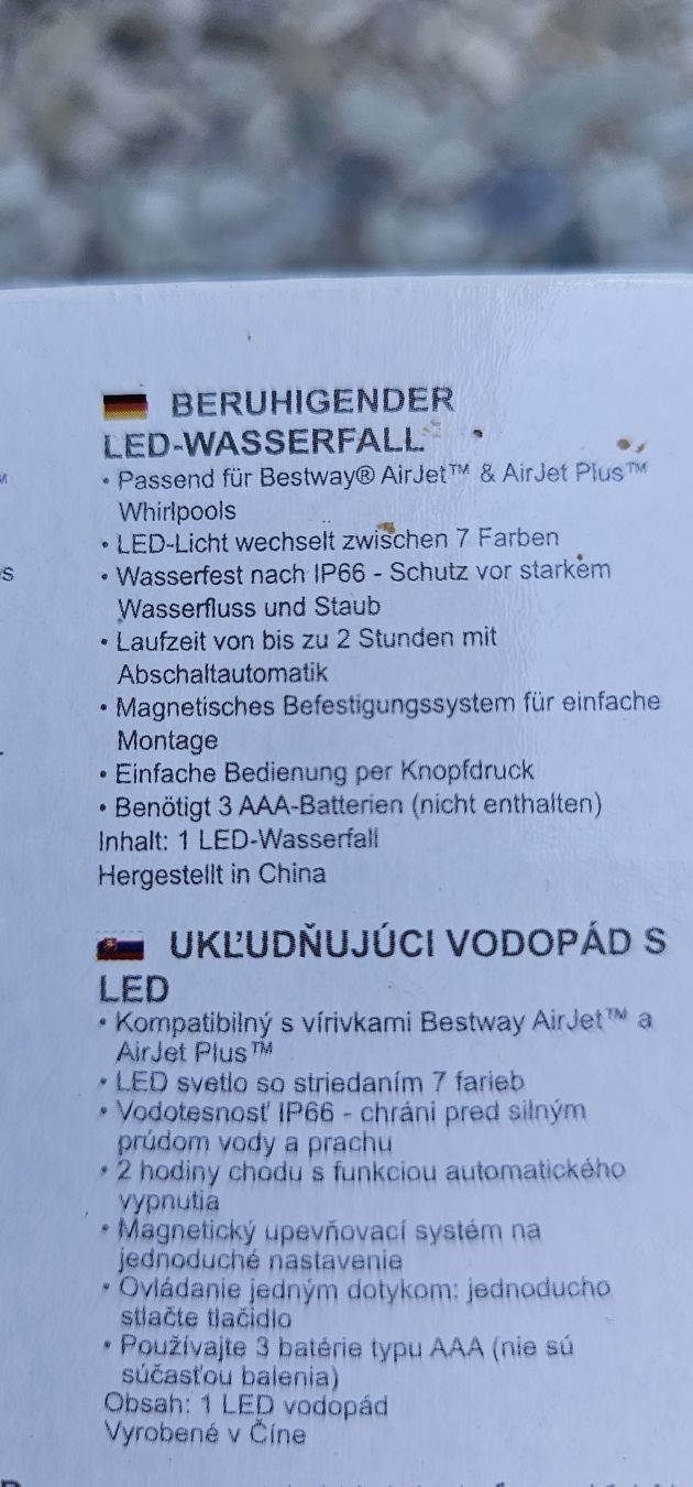 Piscine: Beruhigender LED-Wasserfall für Pool – Nuovo (secondo la descrizione) da Ferden venduto da jemyce 1