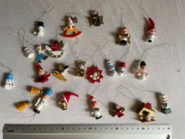Mini-Weihnachtsbaumschmuck aus Holz