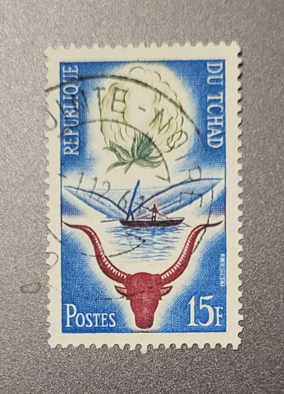 Tutti i francobolli: Tschad 1959 briefmarke – Usato da St Gallen venduto da Stampsalshobby