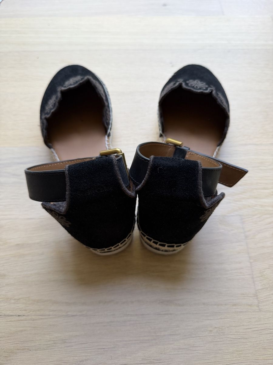 Scarpe da donna: See By Chloé espadrilles black leather ankle strap size 38 – Nuovo (secondo la descrizione) da Zürich venduto da car_pth8 3