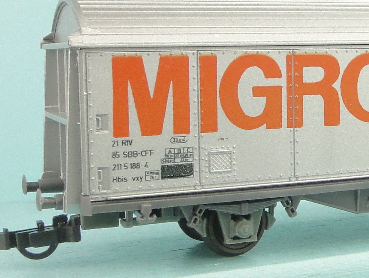 Roco Modellini di ferrovie: Roco 4340B SBB Hbis Migros Aproz – Usato da Bülach venduto da cann11 2