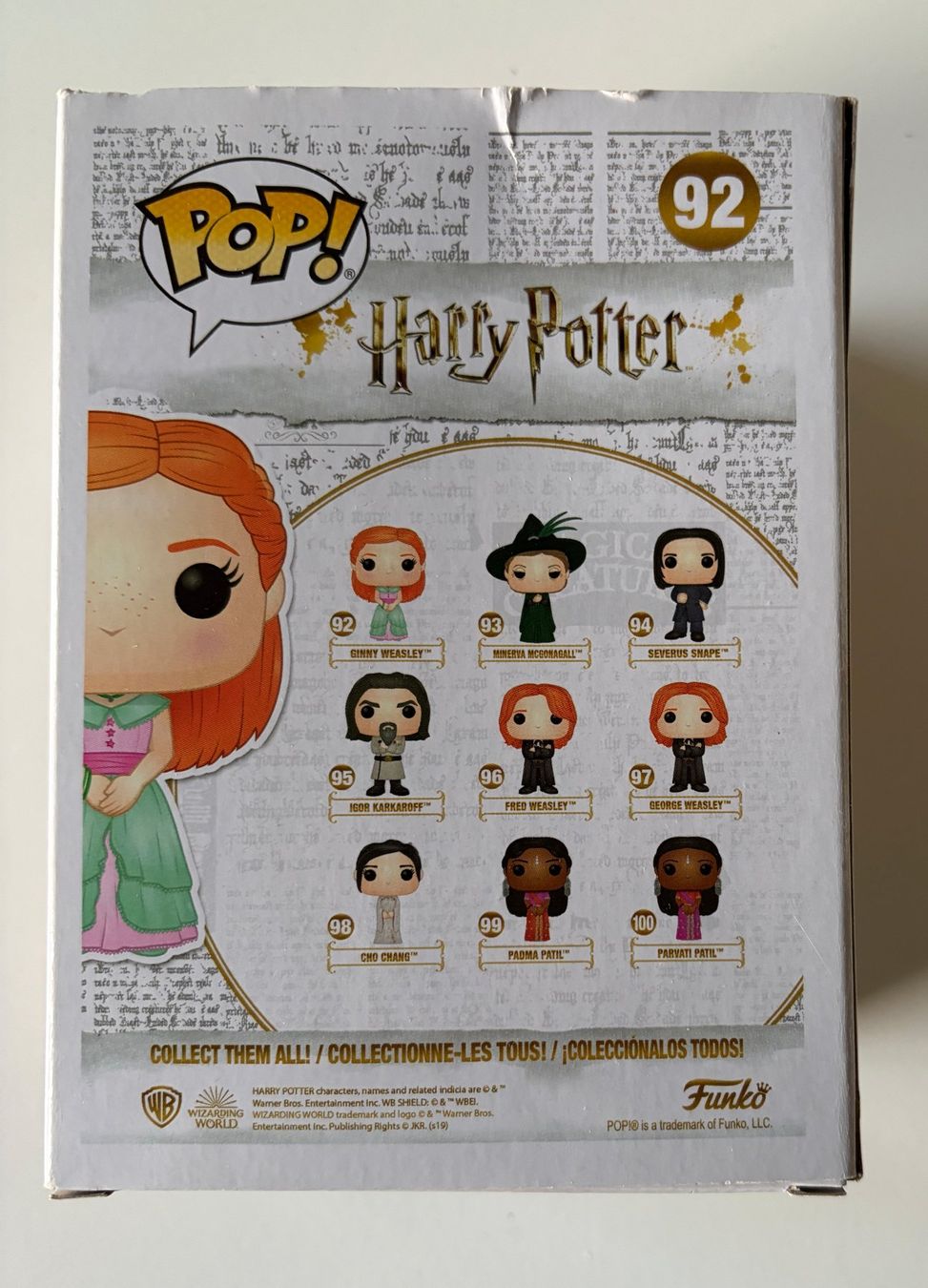 Funko Statuette: Funko Pop - Ginny Weasly - Yule Ball - 92 – Nuovo e nell'imballaggio originale da Grand-Lancy venduto da alf_8dk7 5