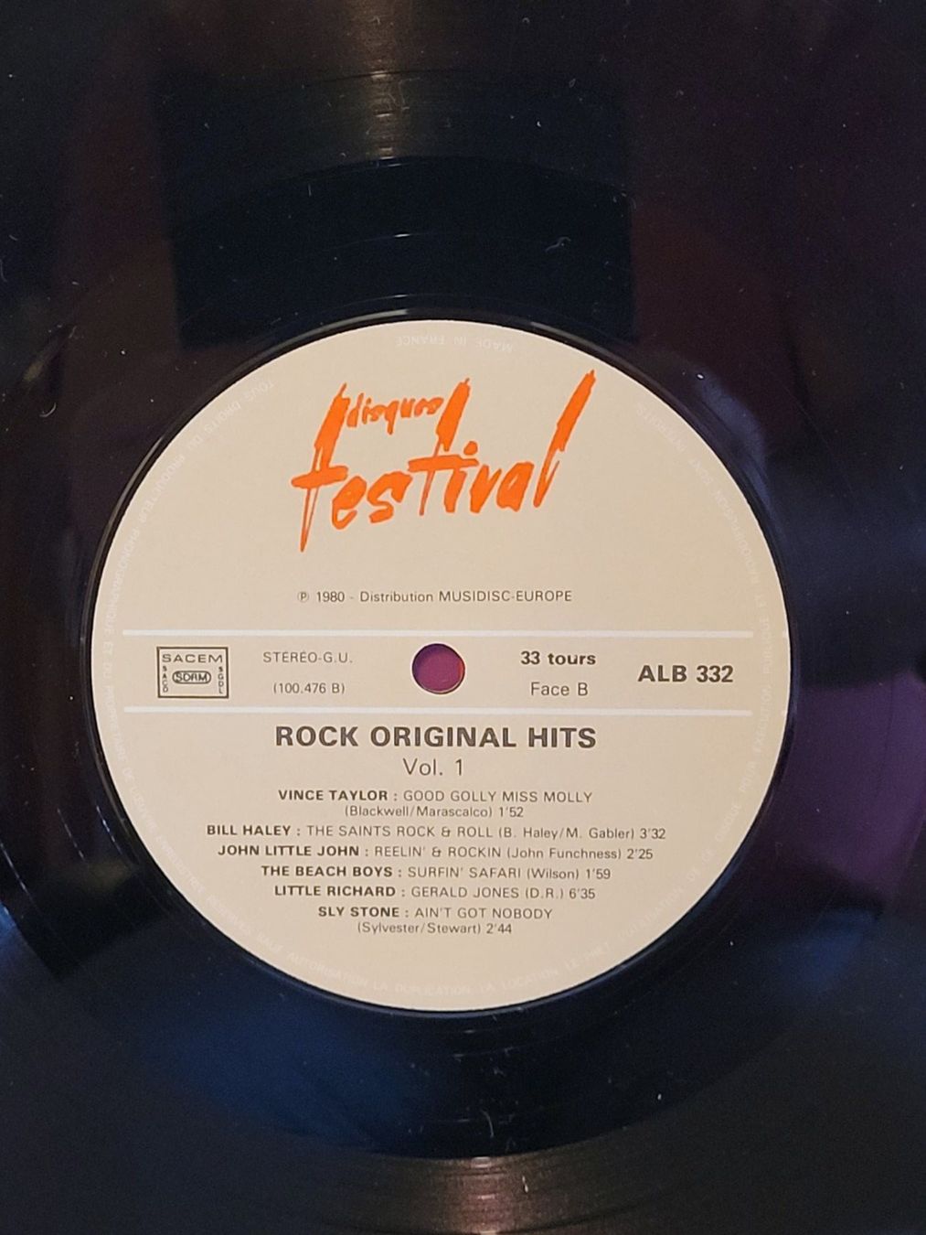 Schallplatten: Vinyle 33T Rock & Roll - Compilation Vintage Années 60 – Gebraucht aus La Chaux-de-Fonds von reu_kx5l 9