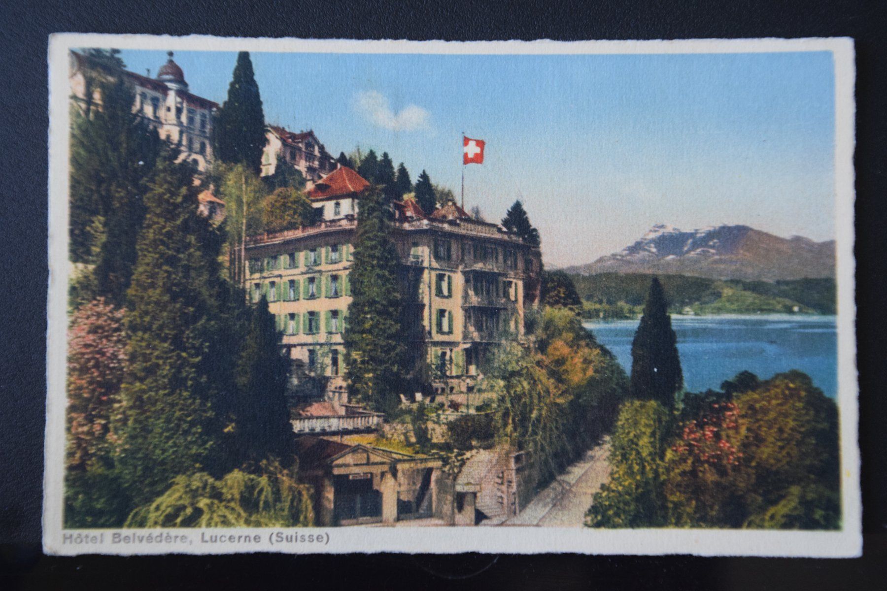 Ansichtskarten: AK Luzern, Hotel Belvedère – Gebraucht aus Luzern von CH2018