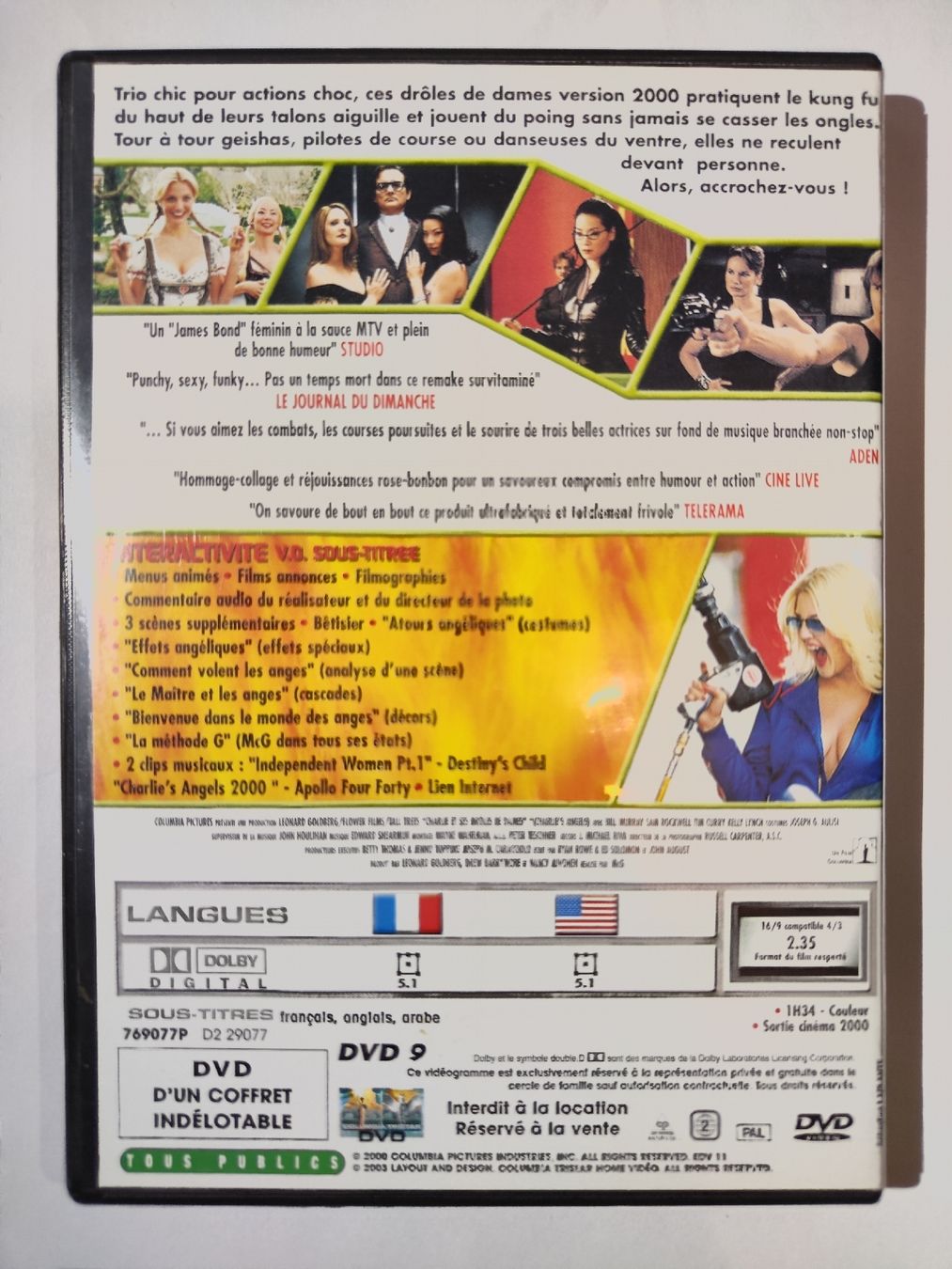 Tutti i DVDs: DVD - Charlie et ses Drôles de Dames – Usato da Commugny venduto da Teksen 1