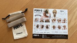 NEW Pony-O hair accessory for bun/pony styling
