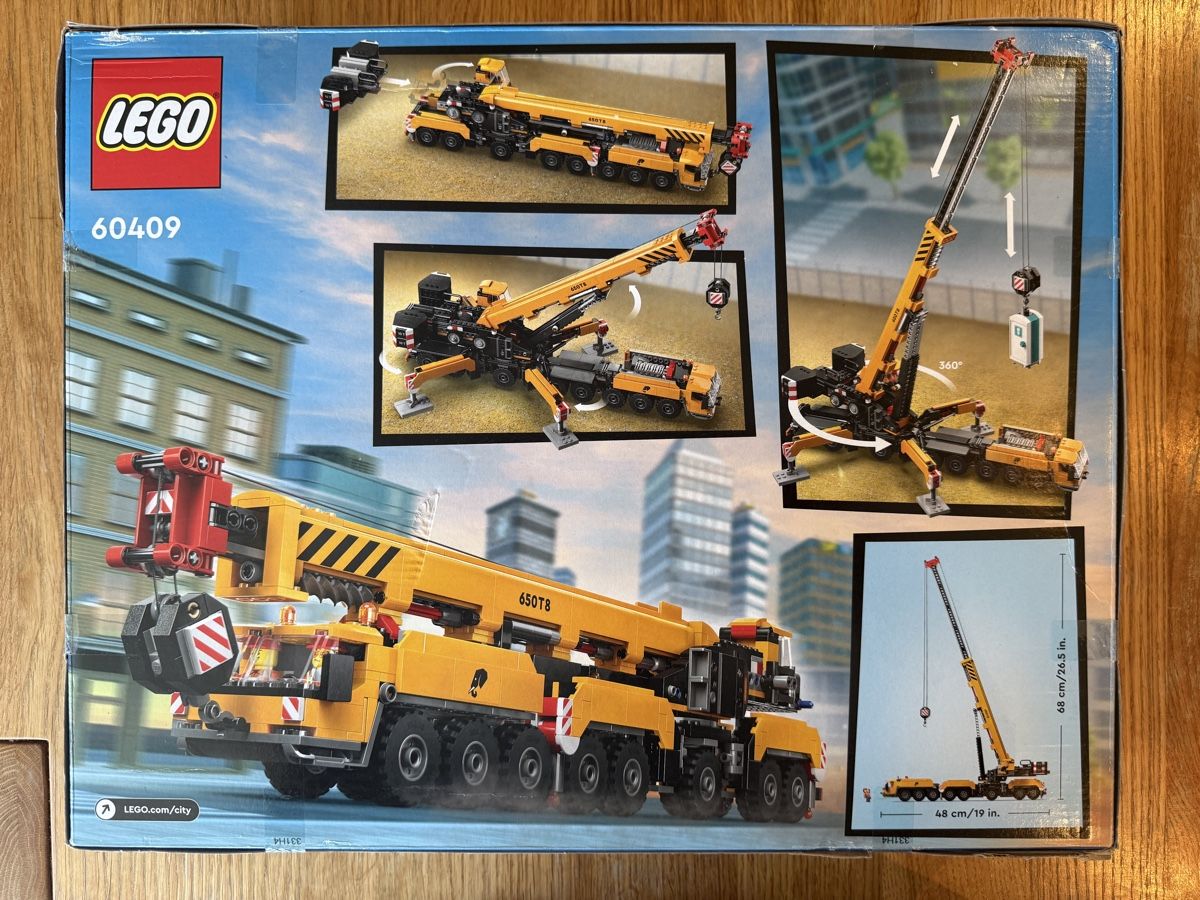 Lego Kit di costruzioni: Lego 60409 Mobile Construction Crane – Nuovo e nell'imballaggio originale da Zürich venduto da WField 1