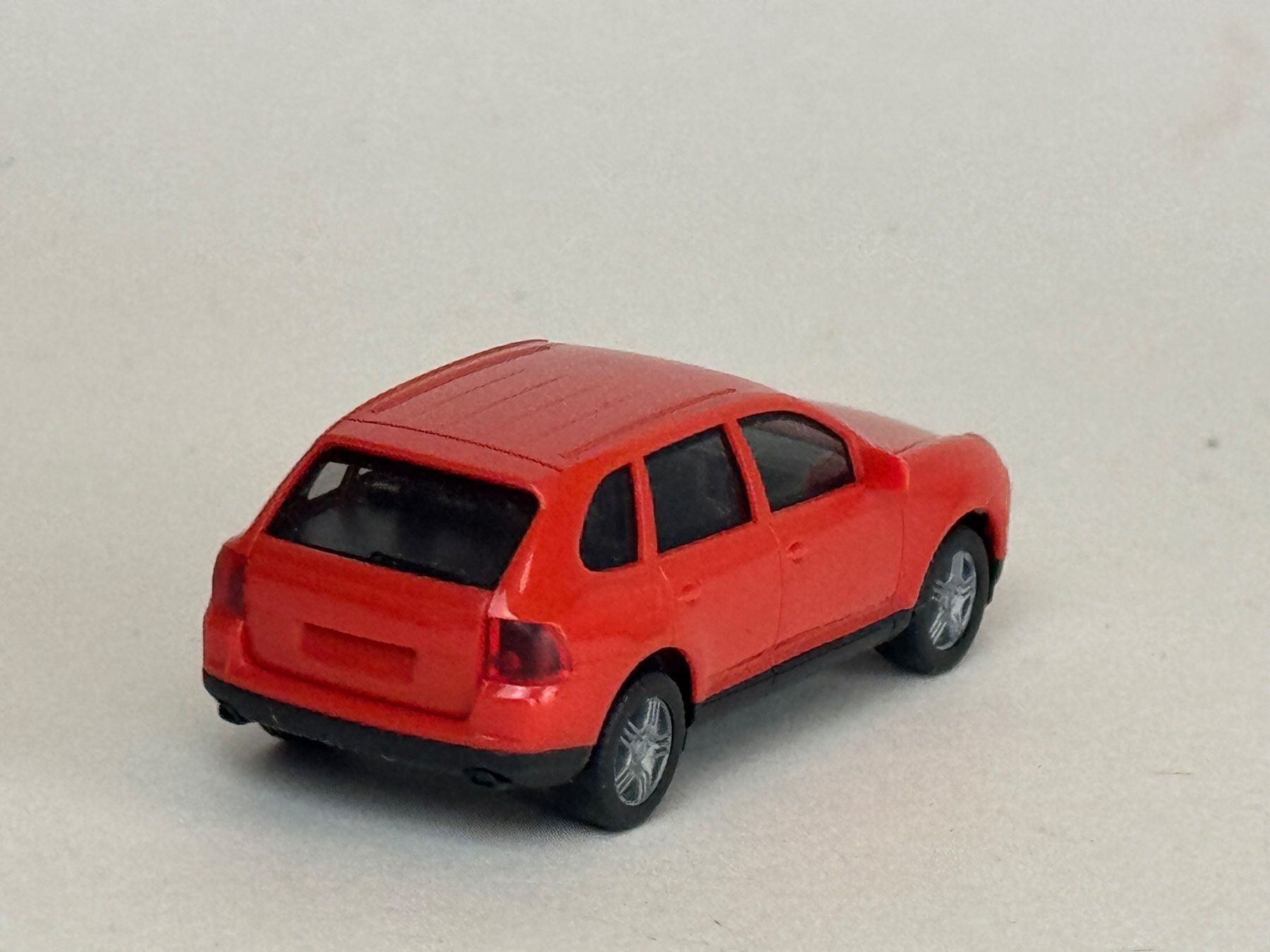 Herpa Modellini d'auto: Herpa Porsche Cayenne orange – Usato da Elm venduto da Wikmtz 1