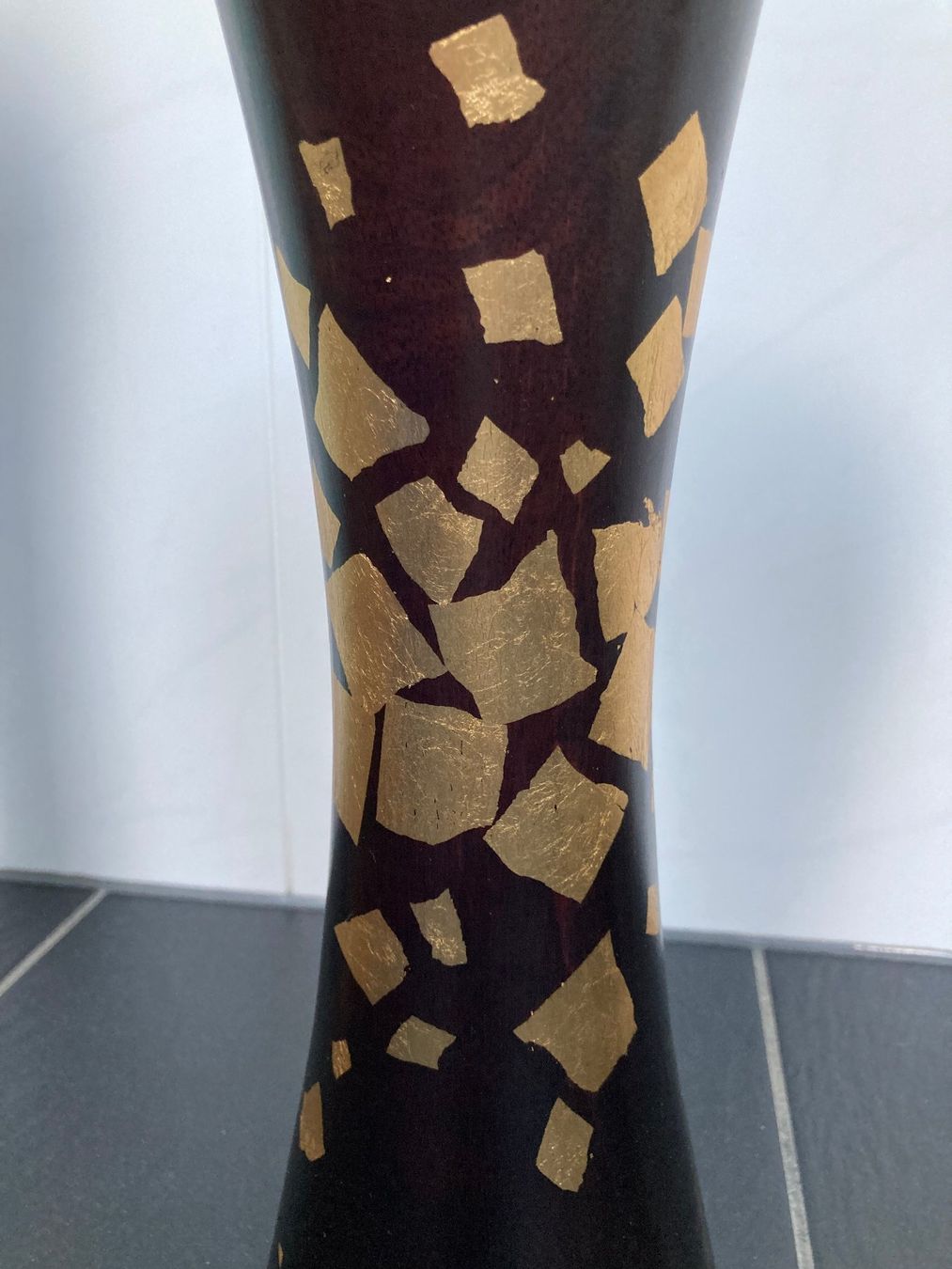 Vasi & Recipienti: 3 exclusive Vasen aus Holz mit Gold – Usato da Büsingen venduto da aue_2mh6 5