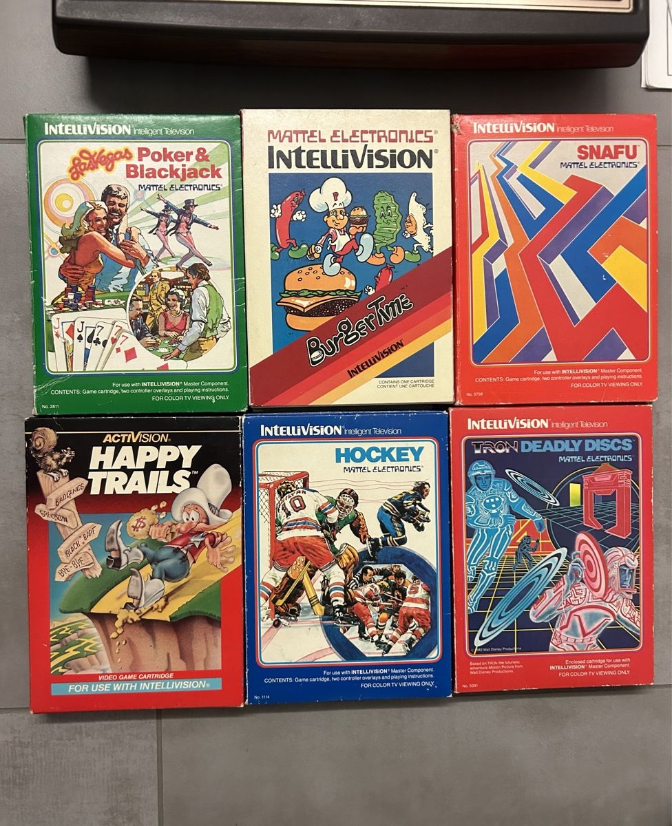 Console: Intellivision Konsole Sammlung mit 6 Spielen – Usato da ulisbach venduto da efbtr 6