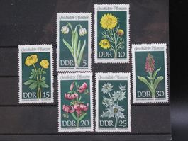 DDR 1969 Geschützte Pflanzen **