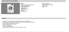 Samsung Waschmaschine