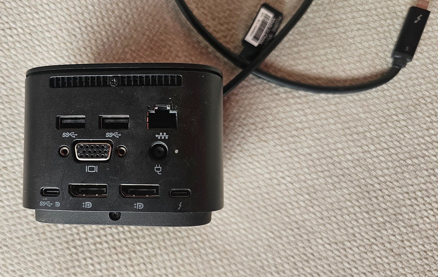Hewlett Packard Docking station: HP Thunderbolt Dock 230W G2 Dockingstation USB-C DisplayPort – Usato da Alpnach Dorf venduto da FrankyFranks 1