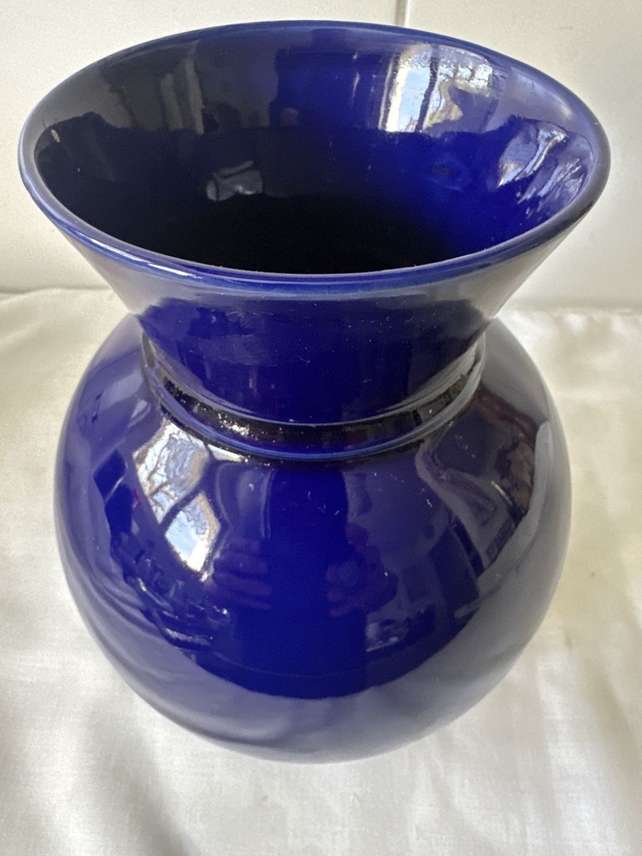 Vasi & Recipienti: Blaue Keramik Vase Scheurich Germany 535 - 20 cm – Usato da Zürich venduto da Chaeffeler 6