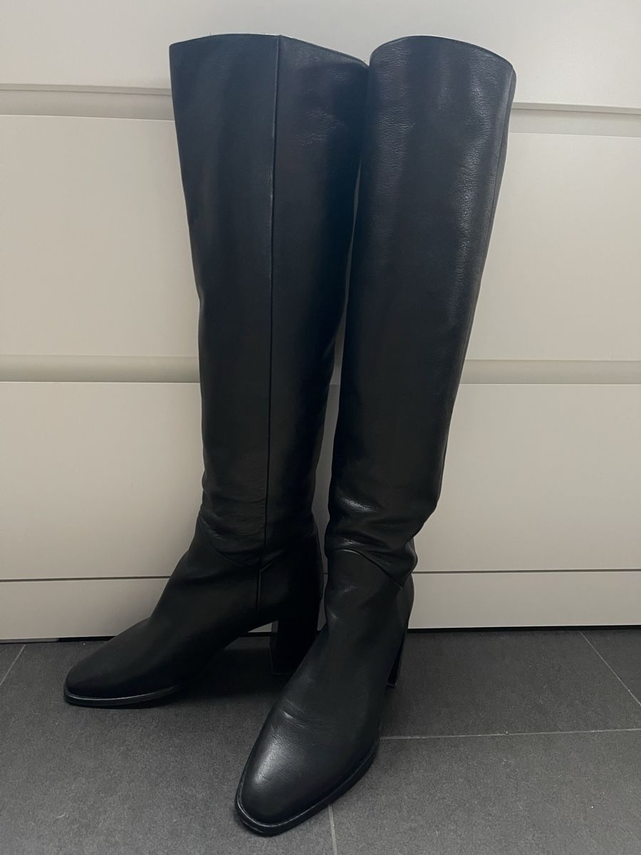 Massimo Dutti Scarpe da donna: Massimo Dutti Lederstiefel 37 – Usato da Winkel venduto da Glamour-Style 1