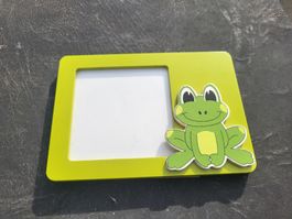 Bilderrahmen Holz Frosch, ca. 16x12 cm guter Zustand