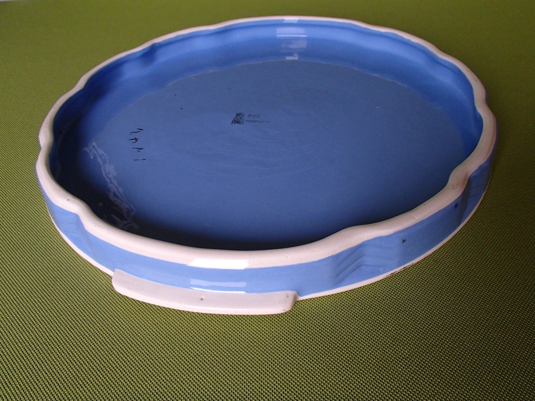 Piatti di portata: blaue grosse Kuchen Platte ANNABURG – Usato da Schöfflisdorf venduto da pullux 5