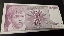 Banknote Jugoslavija 1990 NEU
