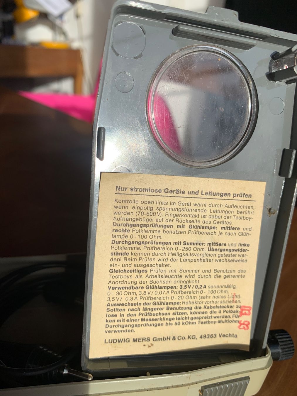 Lampade: Mofa Spezial. Werkzeug. – Usato da Lustdorf venduto da Monokell 3