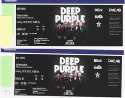 ZWEI DEEP PURPLE FAN TICKETS