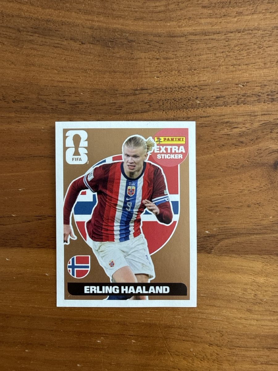 Panini Carte collezionabili: Extrasticker WM 2026, Haaland – Nuovo (secondo la descrizione) da Adligenswil venduto da alina__delia
