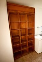 Vintage Regal Holz mit Rolladen & 18 Fächern guter Zustand