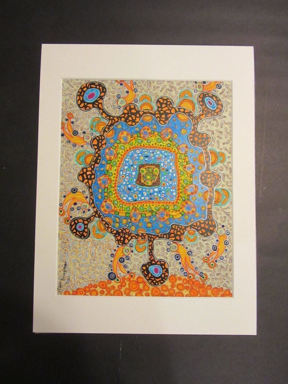Poster & Bilder: EDGAR BALTENSPERGER ORIGINAL MISCHTECHNIK SIGNIERT DATIERT – Gebraucht aus Gersau von grafik-kunst