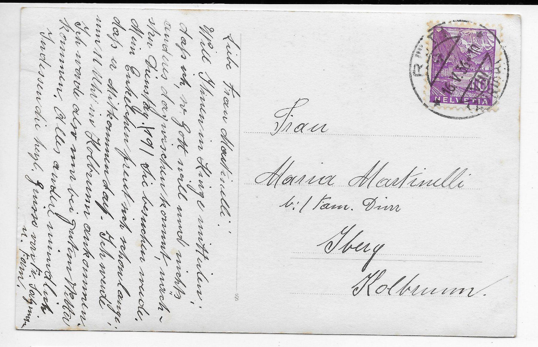 Cartoline postali: Konsumverein Stäfa, Uerikon??, 1934 – Nuovo (secondo la descrizione) da Hefenhofen venduto da Richsalz 1