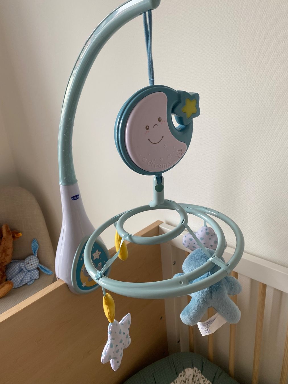 Chicco Giocattoli: Chicco Next2Dreams Mobile hellblau – Usato da Trachslau venduto da M_Schmid81 2