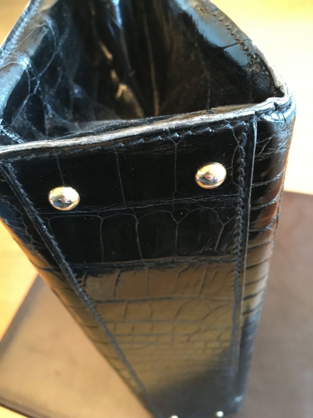 Borse da donna: Sac a main veritable crocodile Excellent etat – Usato da Prangins venduto da pad2424 6