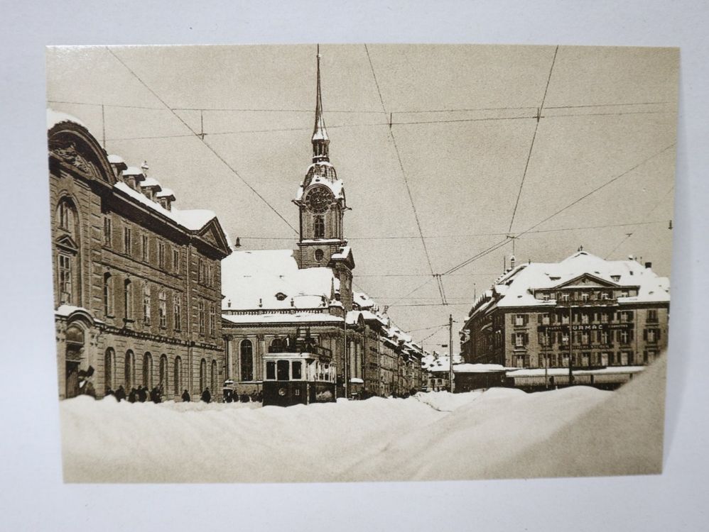 AK Bubenbergplatz, Winter 1928 Bern Postkarte | Kaufen Auf Ricardo