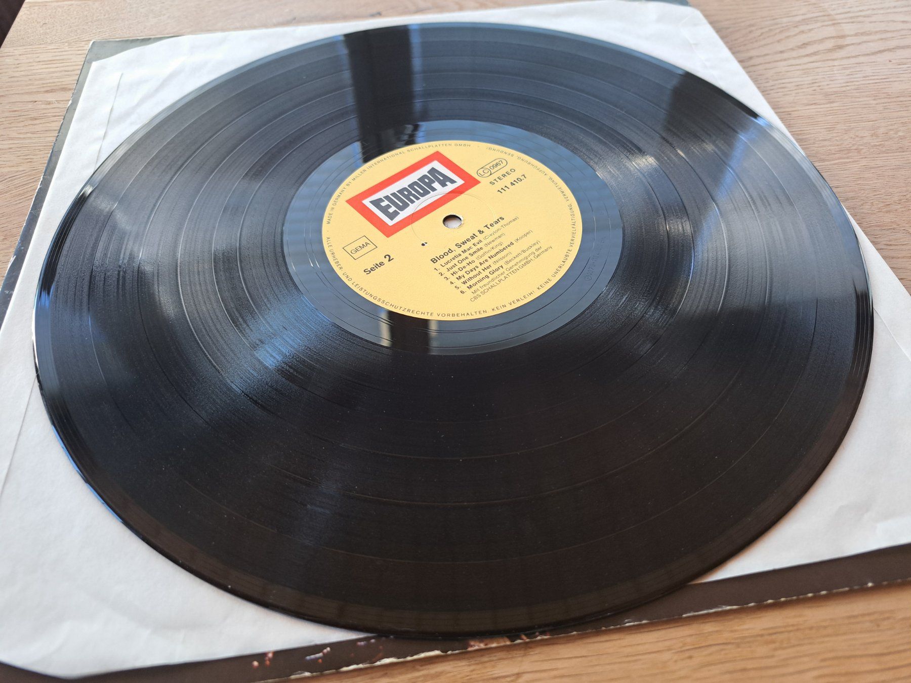 Schallplatten: Blood Sweat & Tears - Same – Gebraucht aus Meggen von Ricardokoch 3