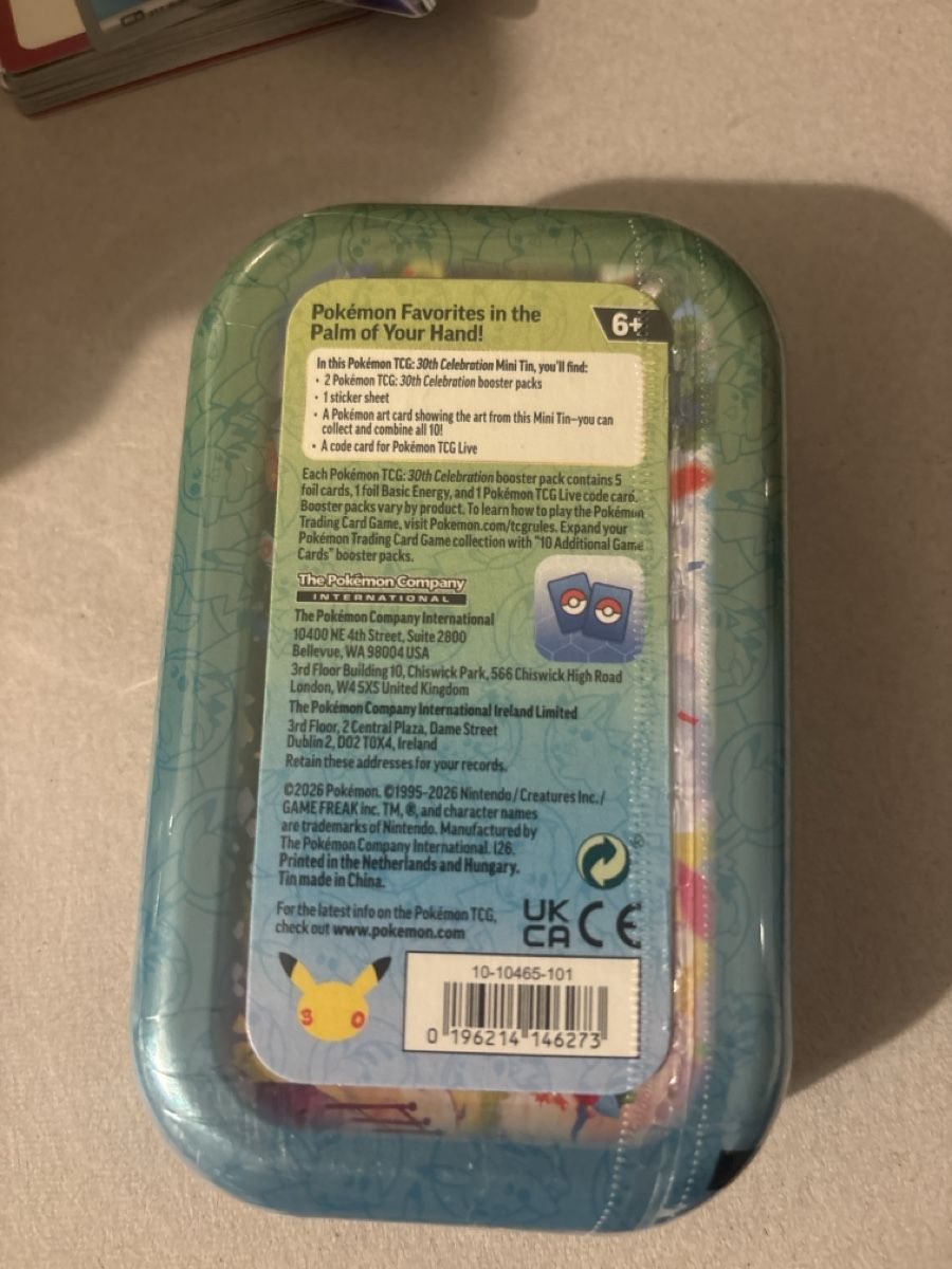 Pokémon Spielzeuge: Pokémon 30th Celebration Mini Tin EN – Neu und originalverpackt aus Kriens von francesco00 1
